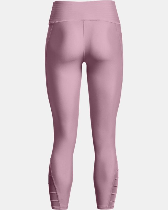 Women's HeatGear® No-Slip Waistband Ankle Leggings, Pink, pdpMainDesktop image number 6